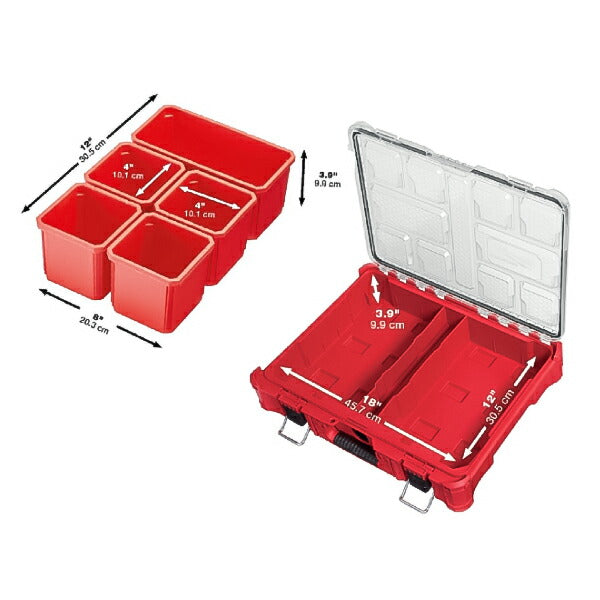 日本正規品 ミルウォーキー PACKOUT オーガナイザーMサイズ (48-22