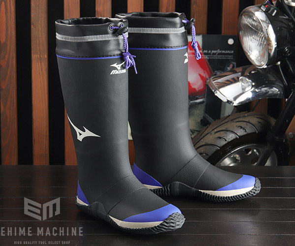 ミズノ F3JBN901 09:ブラック ワークブーツ 長靴 ジャスタフィットNL1