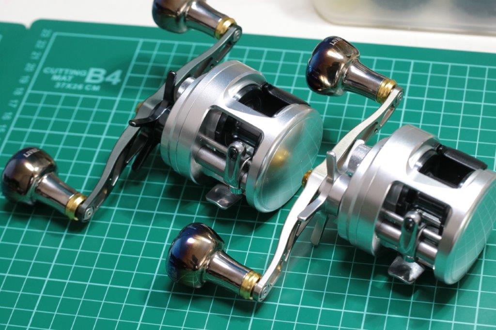 11オシアカルカッタ 200HG 2台 ドラグサウンドチューン | リール