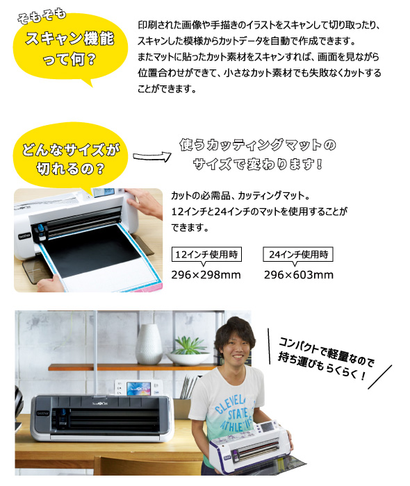 スキャンカット (ScanNCut) CM300 ブラザー | カッティングマシン