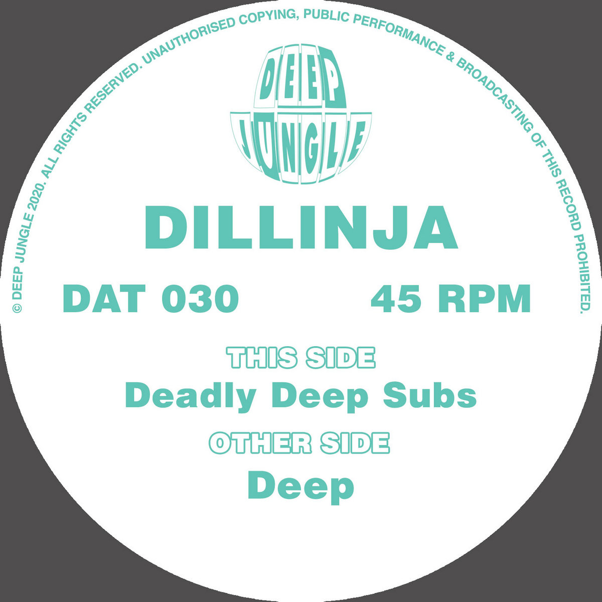 DAT030 - Dillinja - Deep / Deadly Deep Subs | Dillinja | Deep