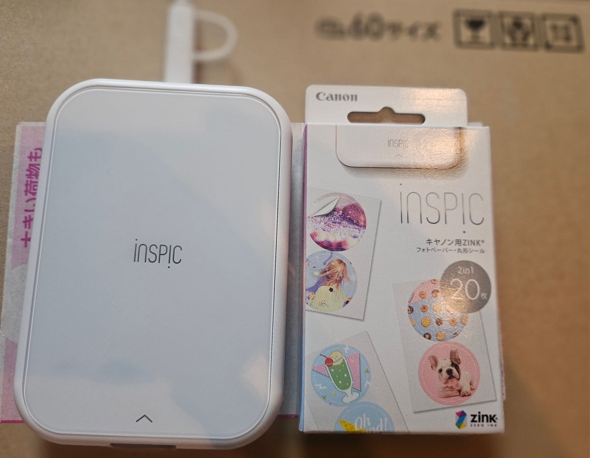 レンタル] CANON(キヤノン) iNSPiC PV-223 スマホプリンター ホワイト