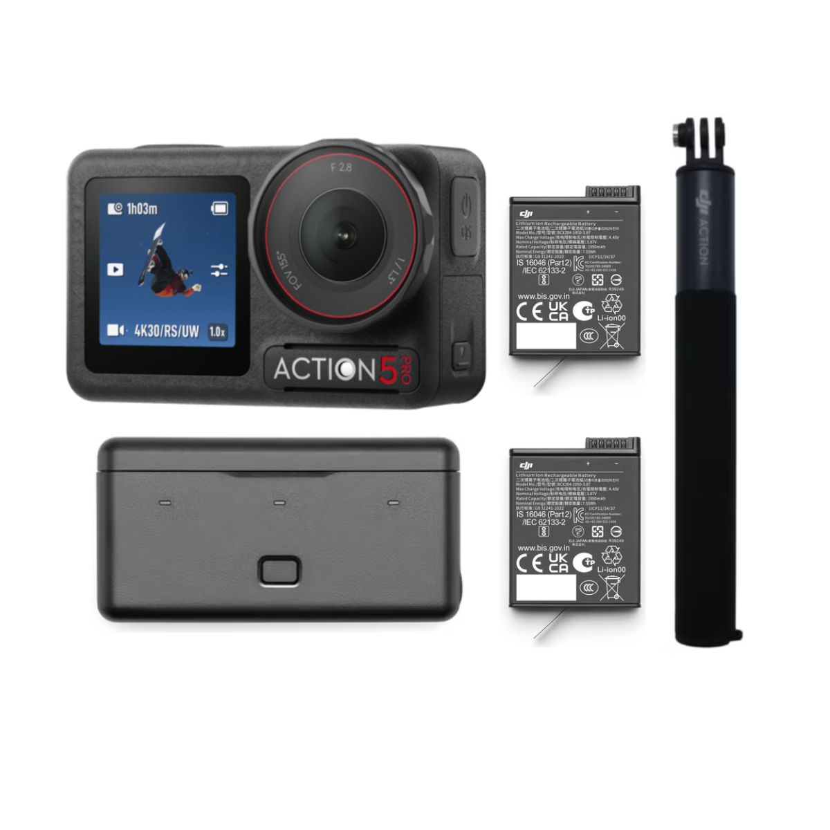 レンタル] DJI Osmo Action 5 PRO Adventure コンボ OA5P02 (予備