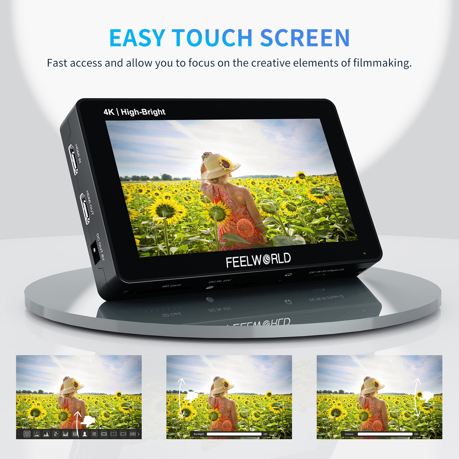 FEELWORLD F6 PLUSX 5.5 Inch 1600nit Touch Screen – feelworld
