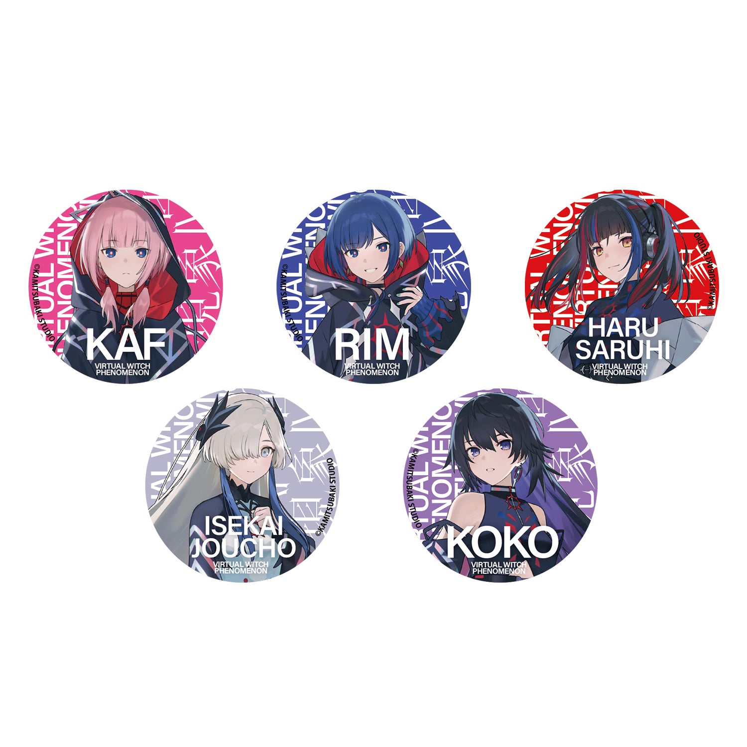 V.W.P】ランダム缶バッジ New Year Illustration ver.（全5種）／4th