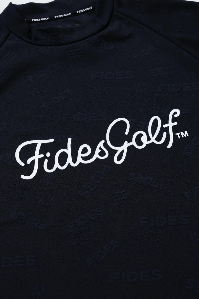 JACQUARD MOCK NECK S/S – FIDES