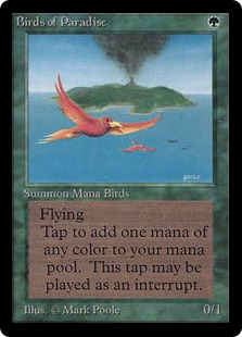 極楽鳥/Birds of Paradise》[LEA] 緑R | 日本最大級 MTG通販サイト