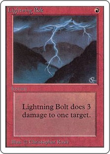 稲妻/Lightning Bolt》[4ED] 赤C | 日本最大級 MTG通販サイト「晴れる屋」