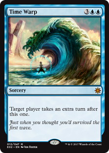 Foil】(085)□日本画□《時間のねじれ/Time Warp》※ドラフト・セット