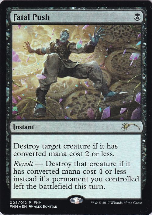Foil】(112)《致命的な一押し/Fatal Push》[SLD] 黒R | 日本最大級 MTG