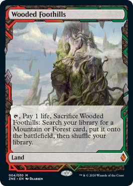 樹木茂る山麓/Wooded Foothills》[KTK] 土地R | 日本最大級 MTG通販