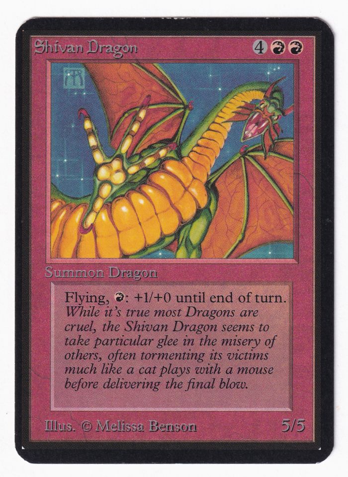 シヴ山のドラゴン/Shivan Dragon》[LEA] 赤R | 日本最大級 MTG通販