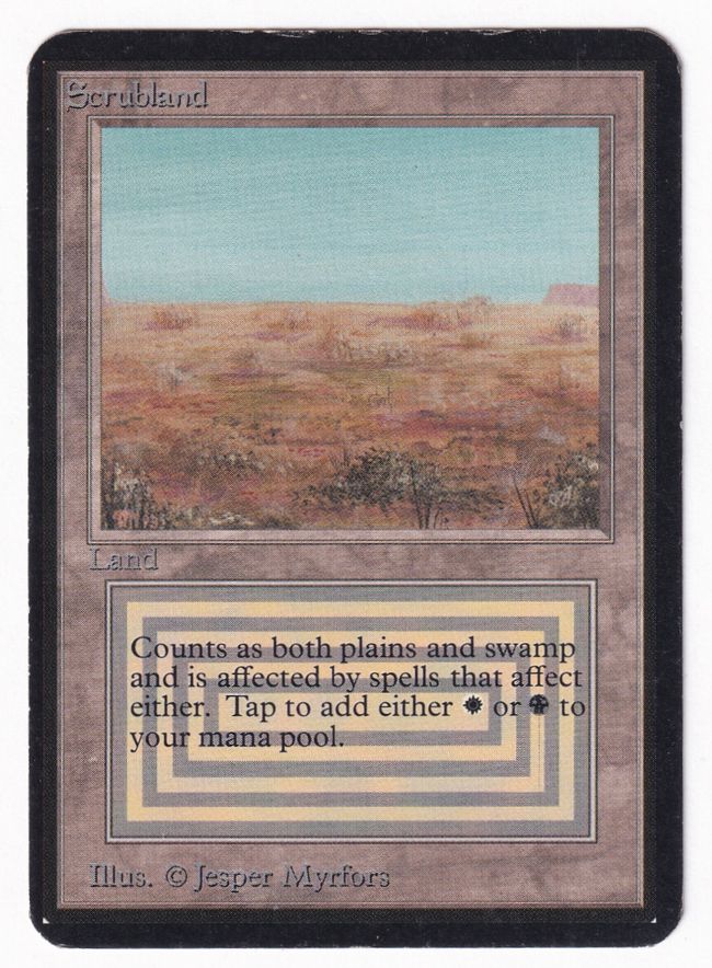 Scrubland》[LEA] 土地R | 日本最大級 MTG通販サイト「晴れる屋」