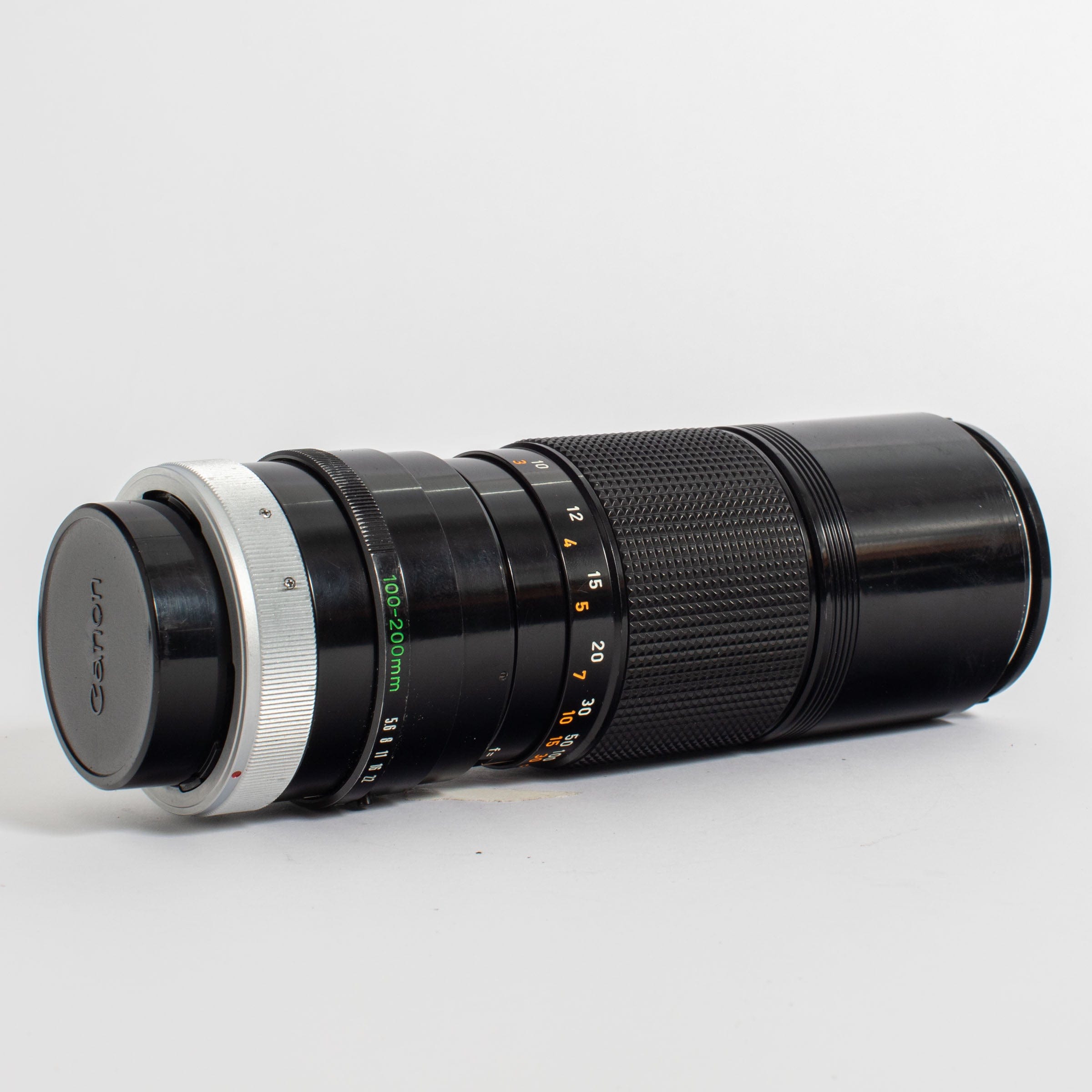 Canon AE-1 with 50mm FD f/1.8 Lens and Canon FD 100-200mm f/5.6