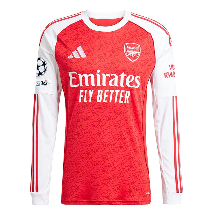 アーセナル 25-26 ホーム 長袖 ユニフォーム No.14 ギェケレシュ (CL