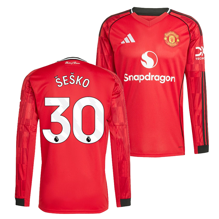 マンチェスターユナイテッド 25-26 ホーム 長袖 ユニフォーム No.30