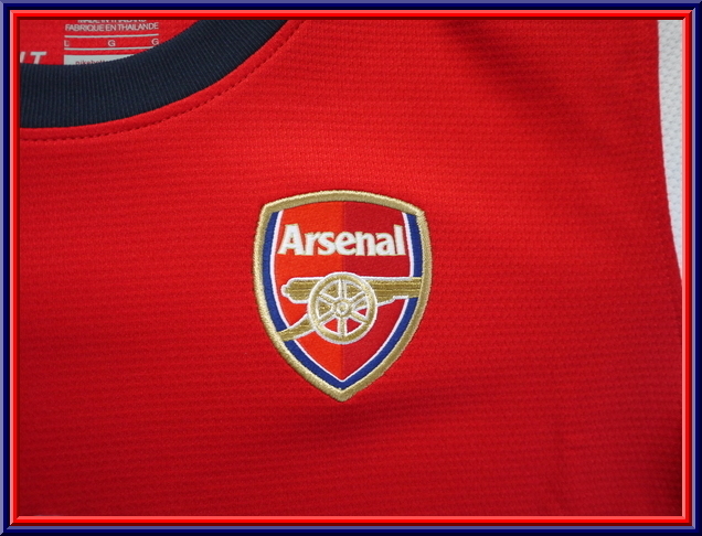 即発送可 アーセナル 12/14 公式ユニフォーム ホーム 半袖 マーキング