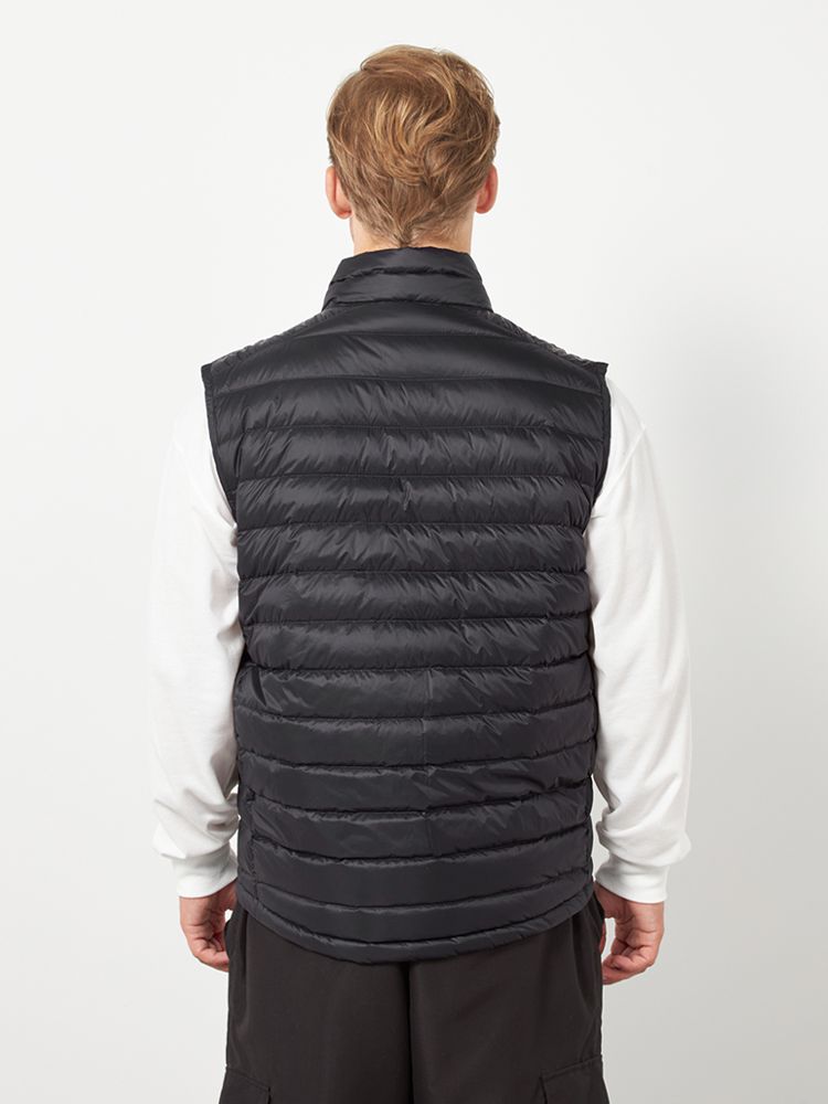 M．グレー 洗える軽量ダウンベストメンズ | フォーエル公式通販