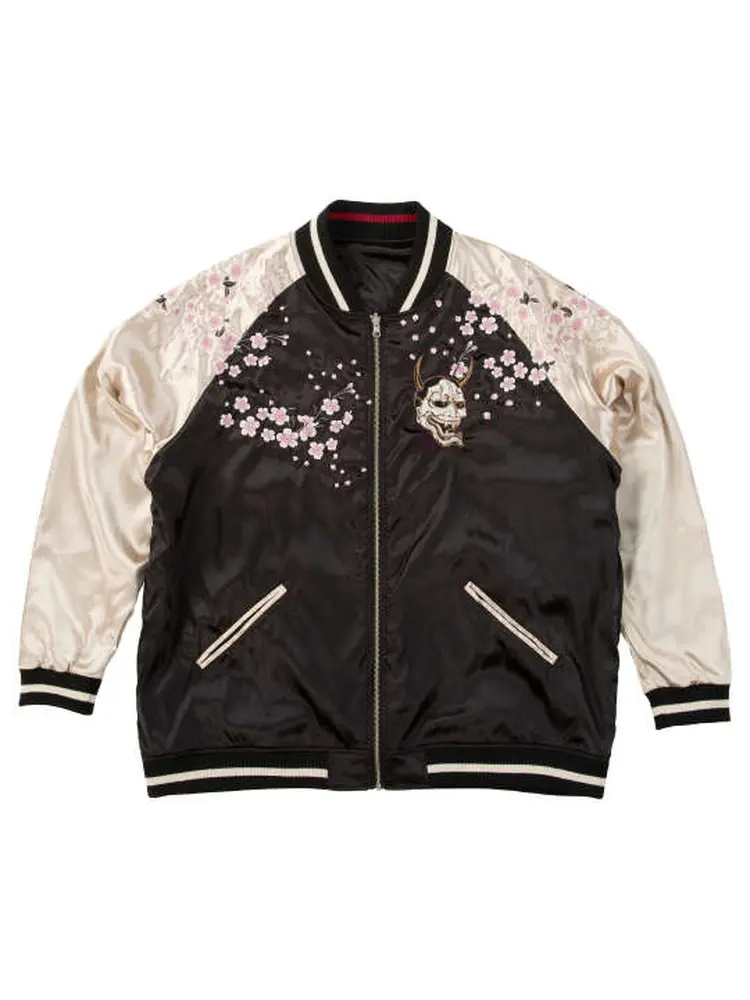 絡繰魂】抜刀娘 穂乃花二刀流リバーシブルスカジャン ＊カタログ商品