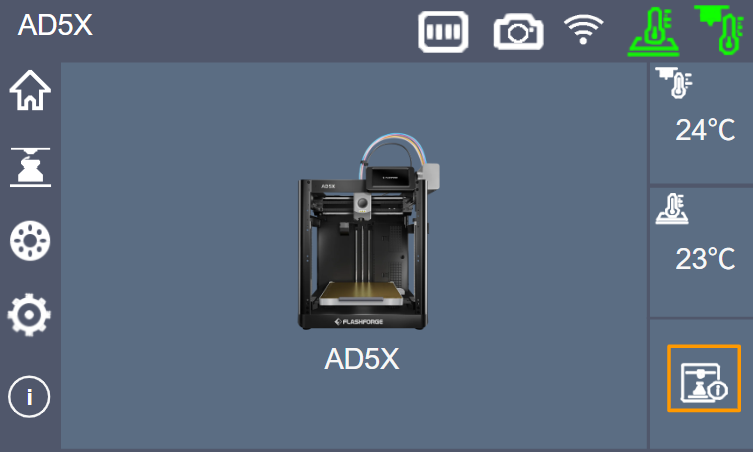 AD5X】シリアルナンバー確認方法 - FLASHFORGE