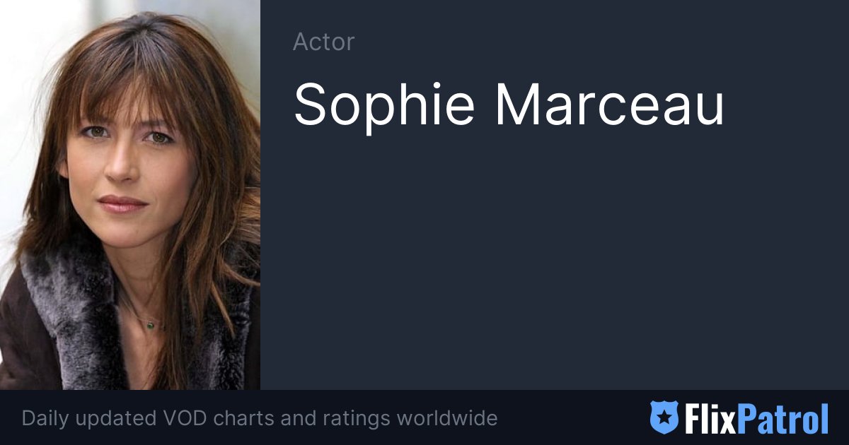 Sophie Marceau • FlixPatrol