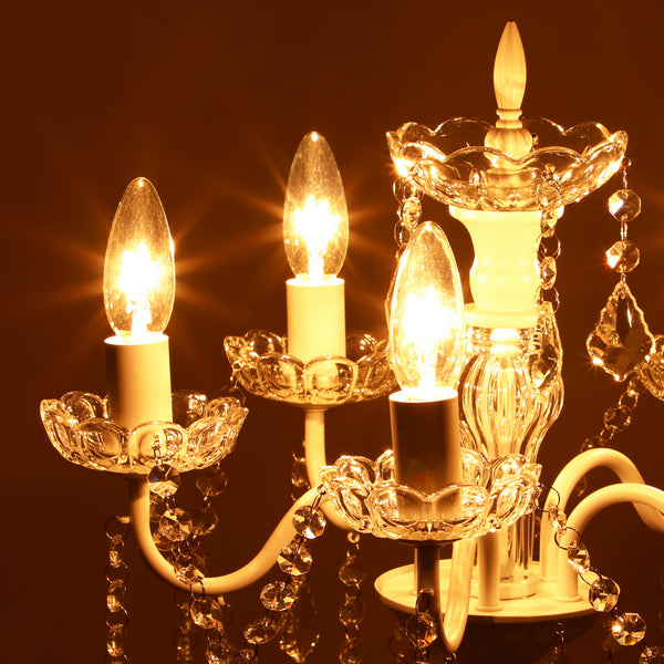 アントイン フロアシャンデリア 5灯 ホワイト | Francfranc（フラン