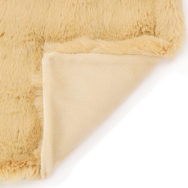 WARMY ポコモコファー 掛け布団カバー シングル イエロー | Francfranc