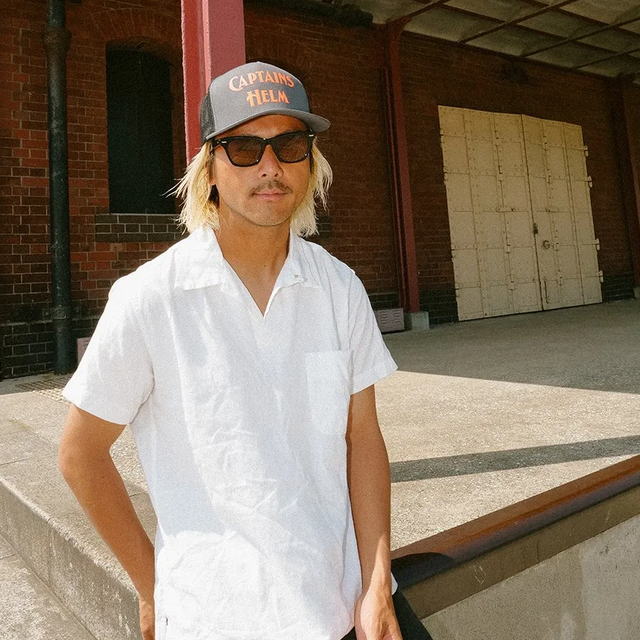 Captains Helm [キャプテンヘルム] CLASSIC LOGO MESH CAP (BLACK