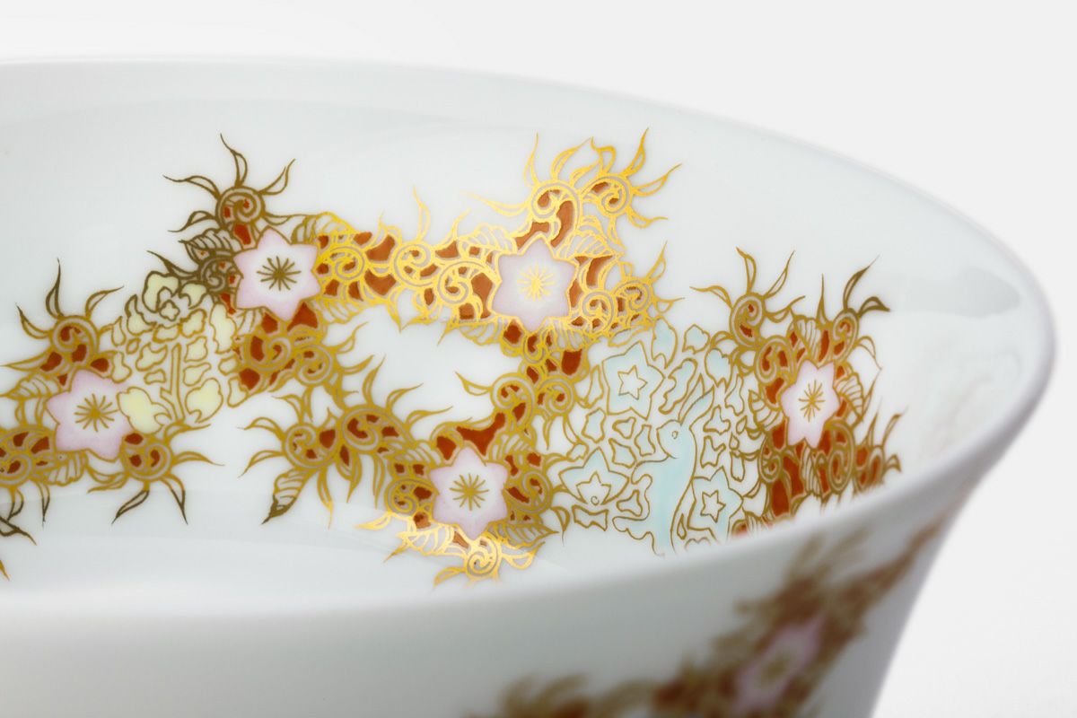 鍋島花兎 手造飯碗 | 有田焼 深川製磁｜公式オンラインストア