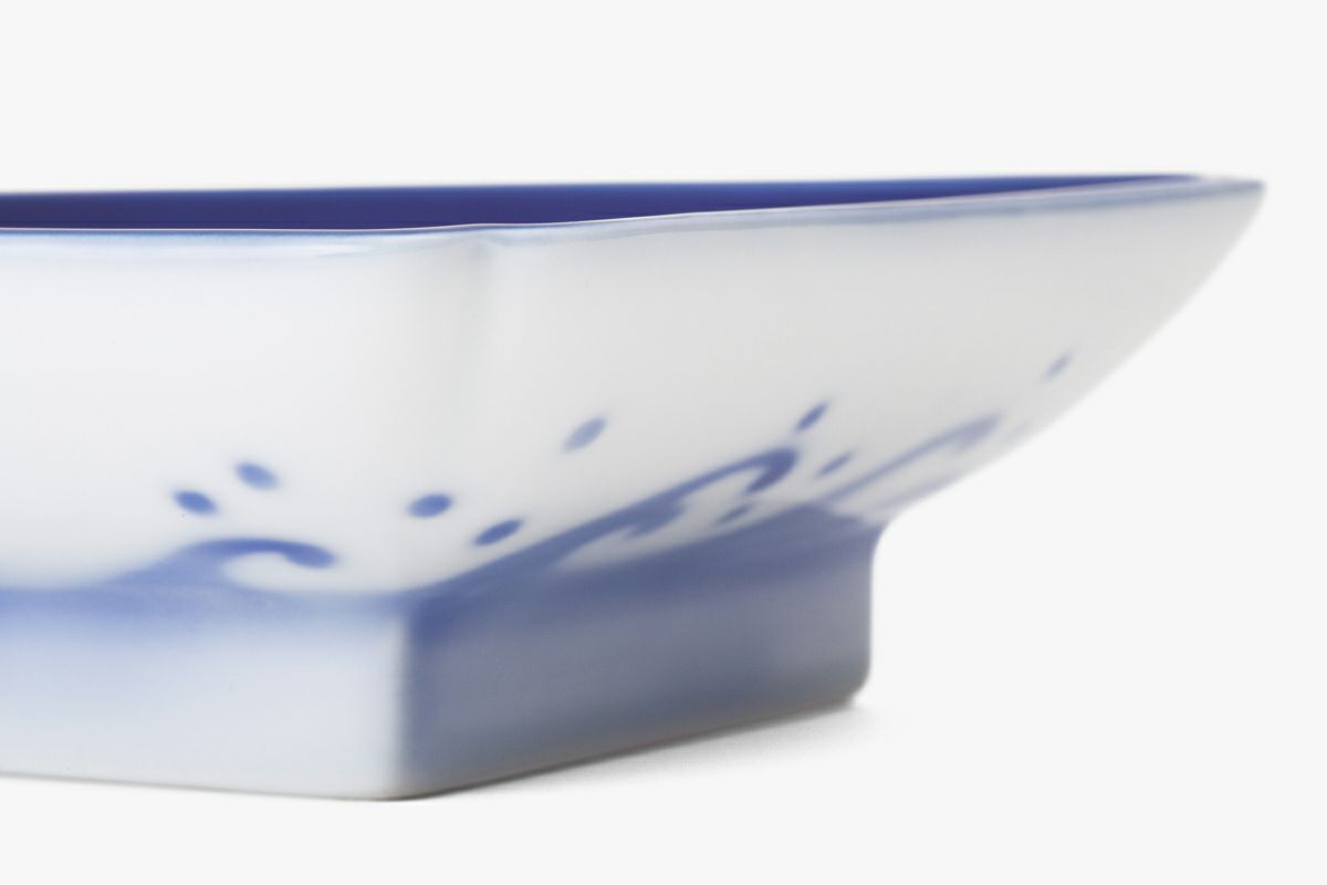 ふくら雀 木瓜長角皿 | 有田焼 深川製磁｜公式オンラインストア