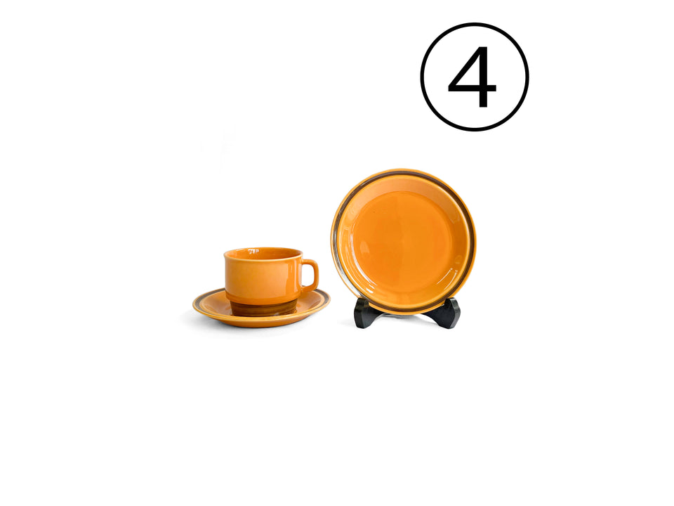 エーゲルスン ユニーク ティーカップ&ソーサー プレート トリオ