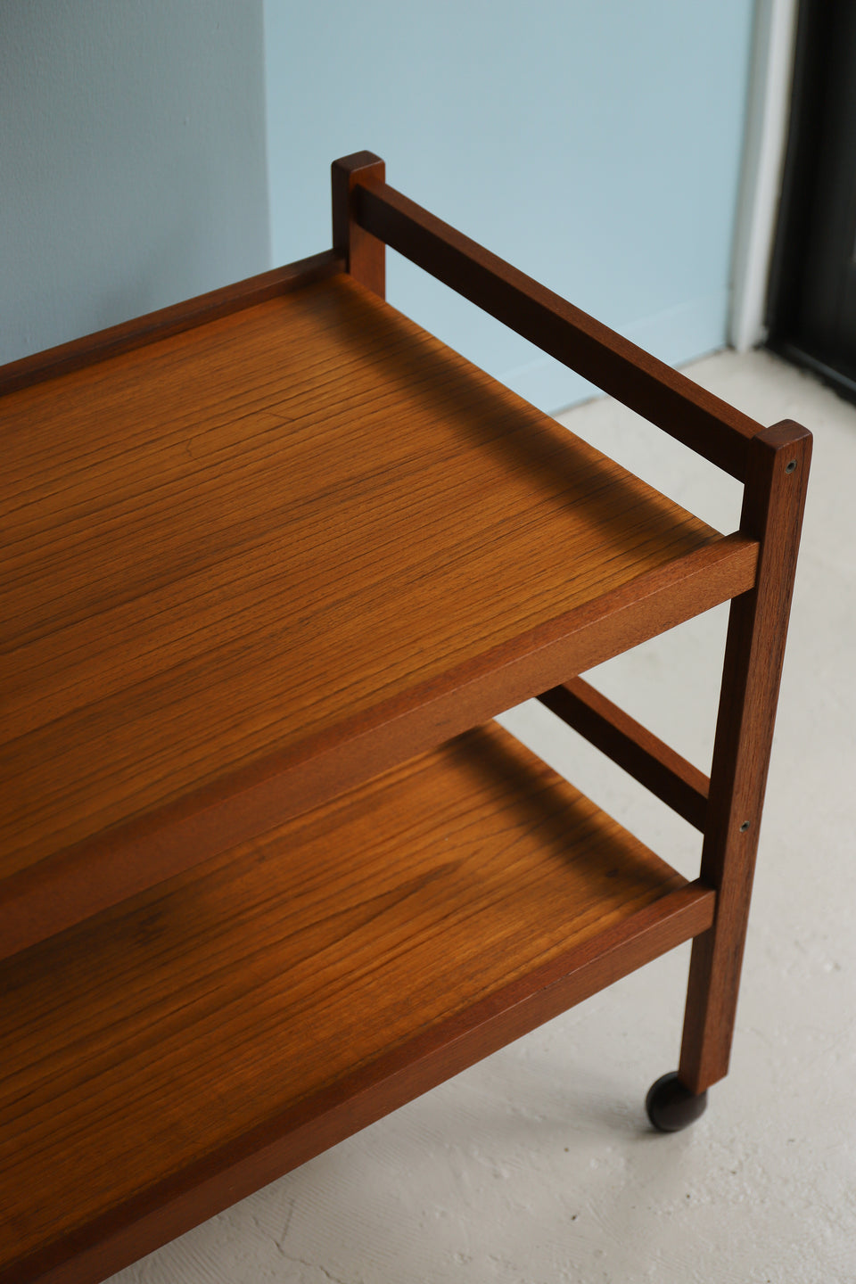 デンマークヴィンテージ ワゴン バーカート チーク材 北欧家具/Danish