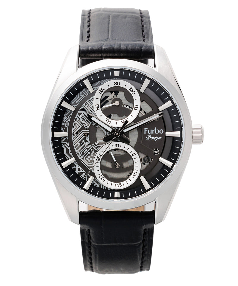 ELECTRO - SS / black / black / leather belt – Furbo design