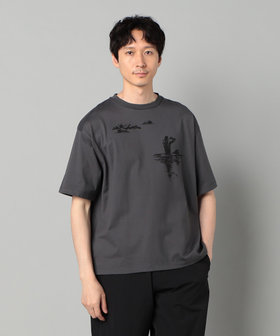 サーフガールプリント Tシャツ（27-54TK06-205）｜ベータメン（β MEN