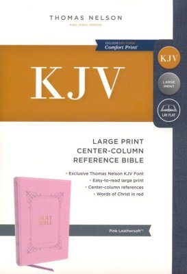 KJV Holy Bible Large Print Center-Column Reference Bible, Comfort