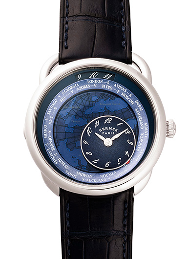 エルメス アルソー タン ヴォヤジャー W057343WW00 ブルー 未使用品