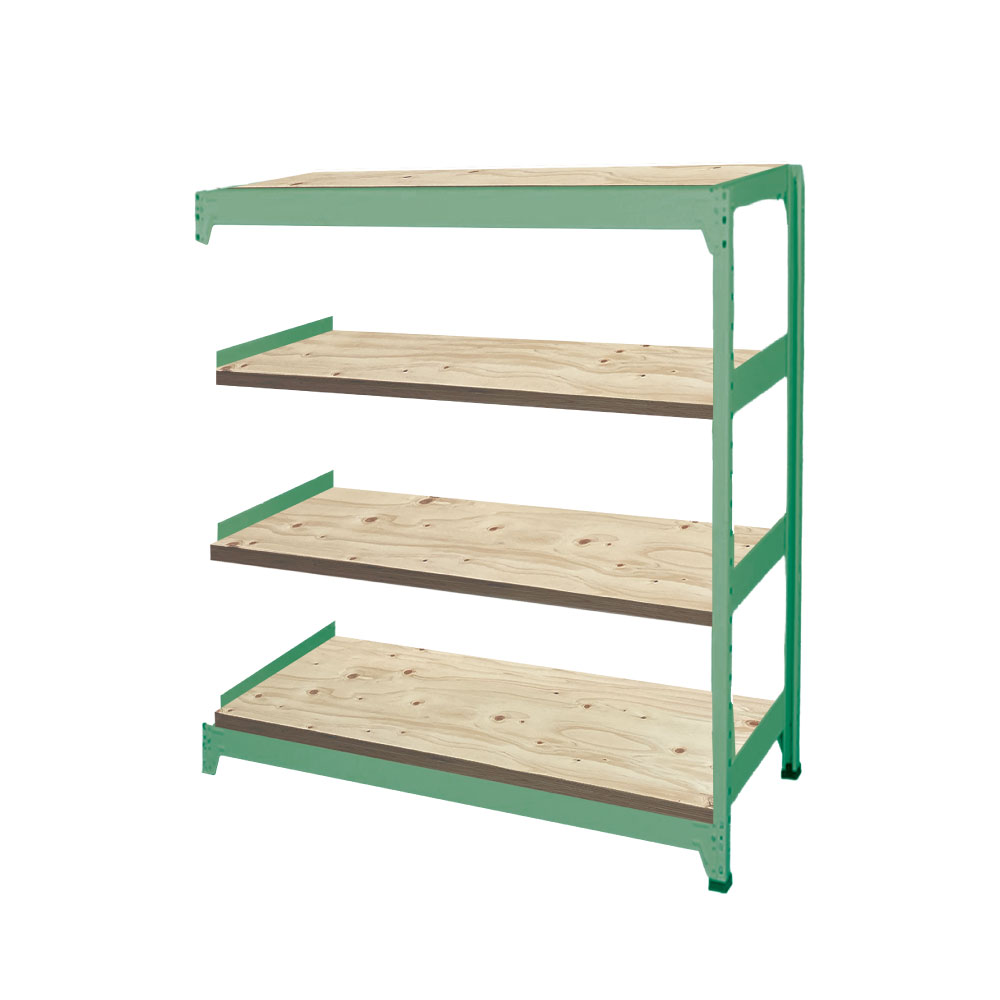 連結ラックFS 増設用 木製棚 4段タイプ 幅90×奥行45×高さ120cm の通販