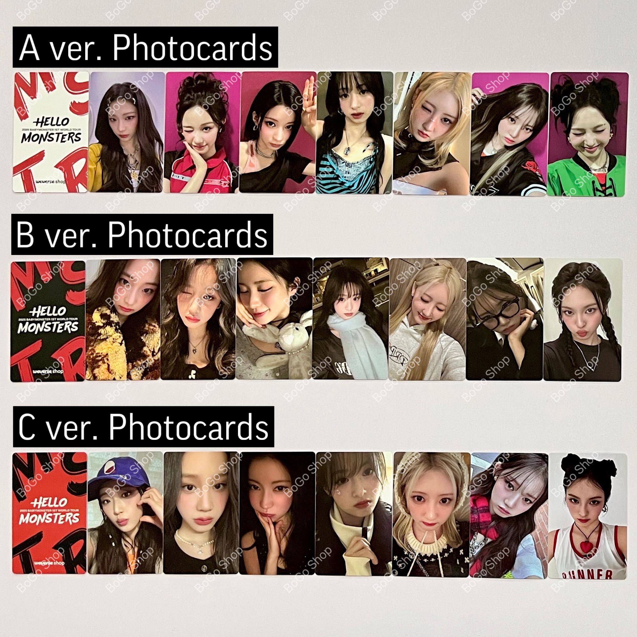 Qoo10] YGエンターテイメント 公式 BABYMONSTER トレカ 贈 : KPOP