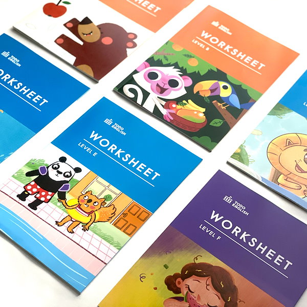 Qoo10] トド英語ワークシート レベルA-Fセット