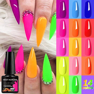 Qoo10] MEET ACROSS 14色 蛍光ネオ