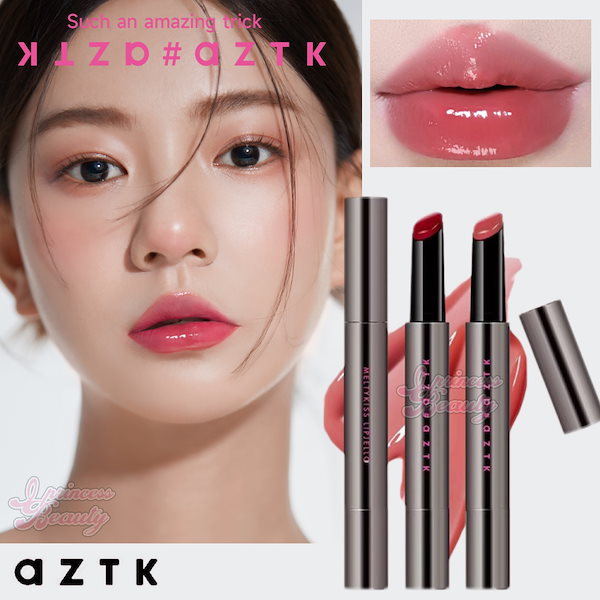 Qoo10] AZTK 【新色発売】リップ リップエナメル ツヤ