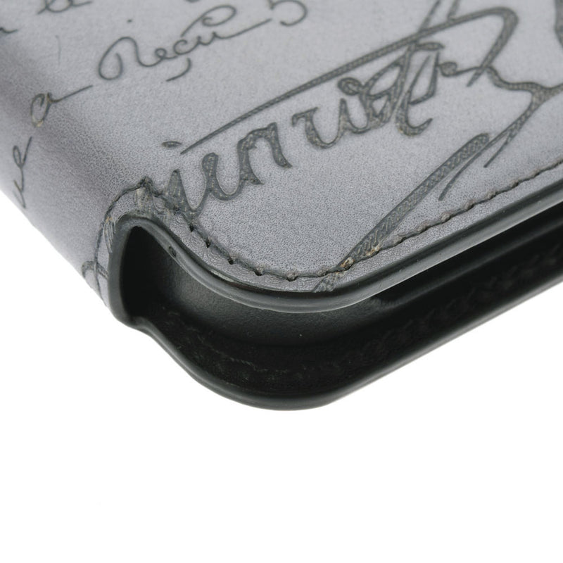 ベルルッティiPhone13 Pro Maxケース グレー ユニセックス 携帯