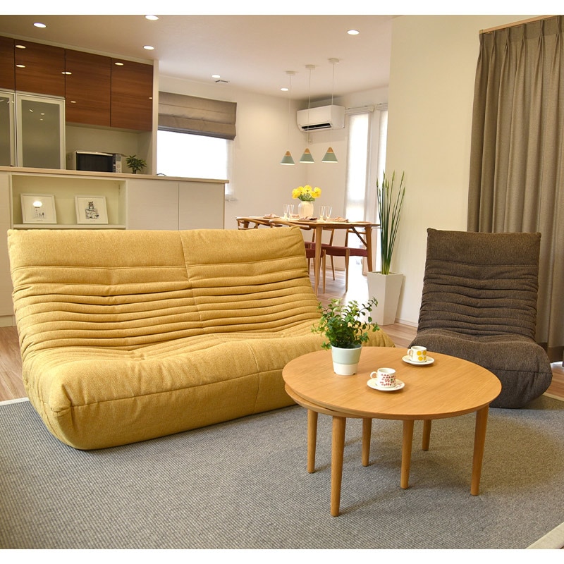 2人掛ソファ ワッフル2P【大型商品配送】の通販｜東京インテリア公式通販