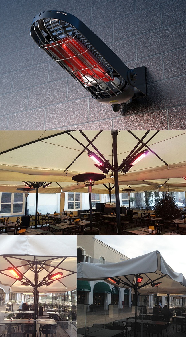 屋外用遠赤外線ヒーター】LUCCIOLA/ルッチョラ（1200Wタイプ）【屋外