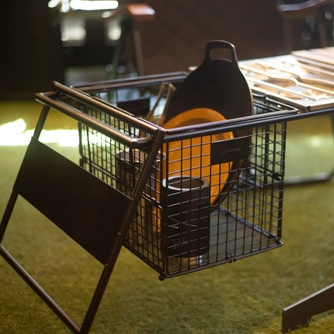 アノバ ANOBA フォールディングワイヤーバスケット M | ガレージ