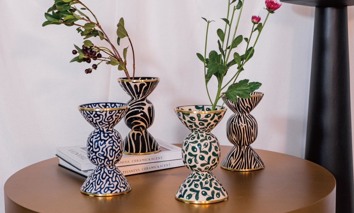 リゾート インテリア雑貨 花瓶 おしゃれなフラワーベース キャンディ