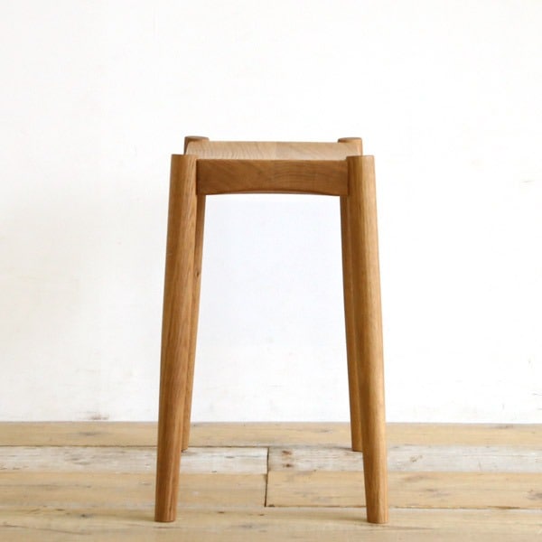 ロック スツール ウォールナット オーク ブラックチェリー 無垢材