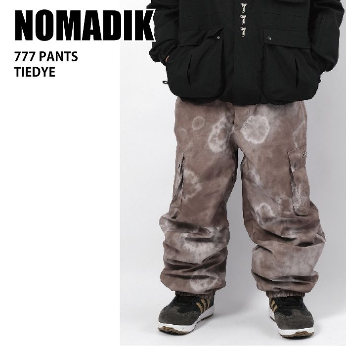 NOMADIK ノマディック 777 PNT TIEDYE 24-25 ウエア メンズ パンツ