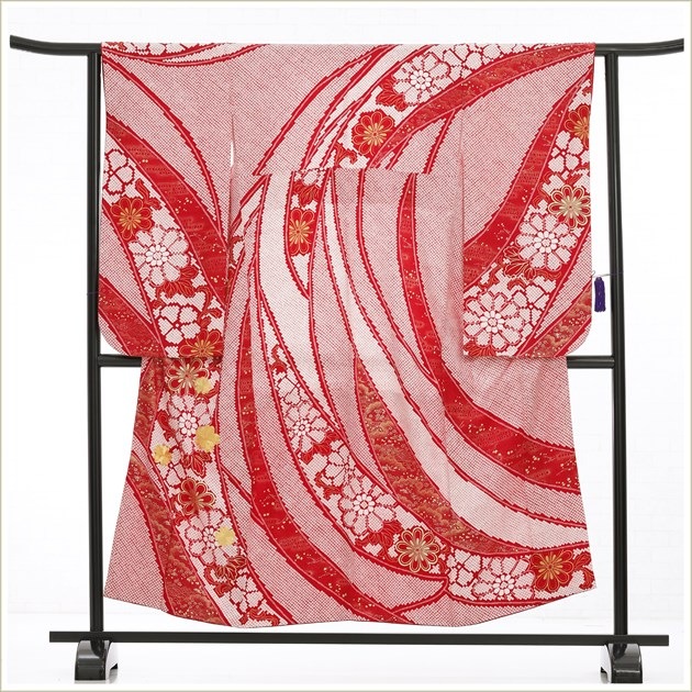 10歳〜13歳女の子正絹着物レンタル、ジュニア振袖（十三参りや