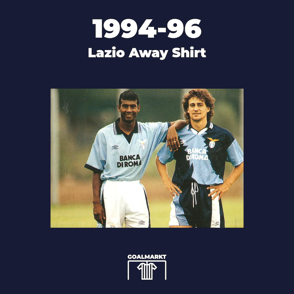 1994-96 Lazio Away Shirt L - The Goalmarkt